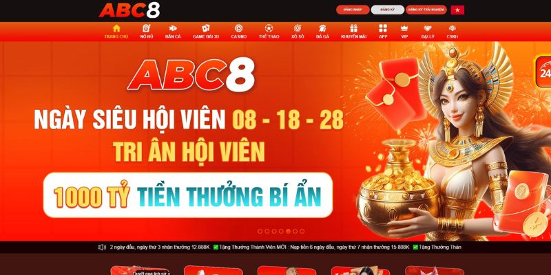 Hướng dẫn trải nghiệm game ABC8 chuẩn nhất cho hội viên